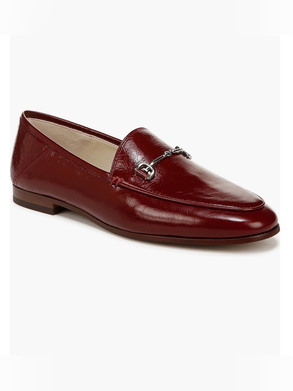 Sam Edelman Loraine Burgundy Leather Bit Loafers